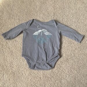 Baby Gap Narwhal Long-Sleeve Baby One-Piece